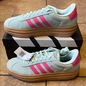 NWT Adidas VL Court Bold Sneakers - size 11
